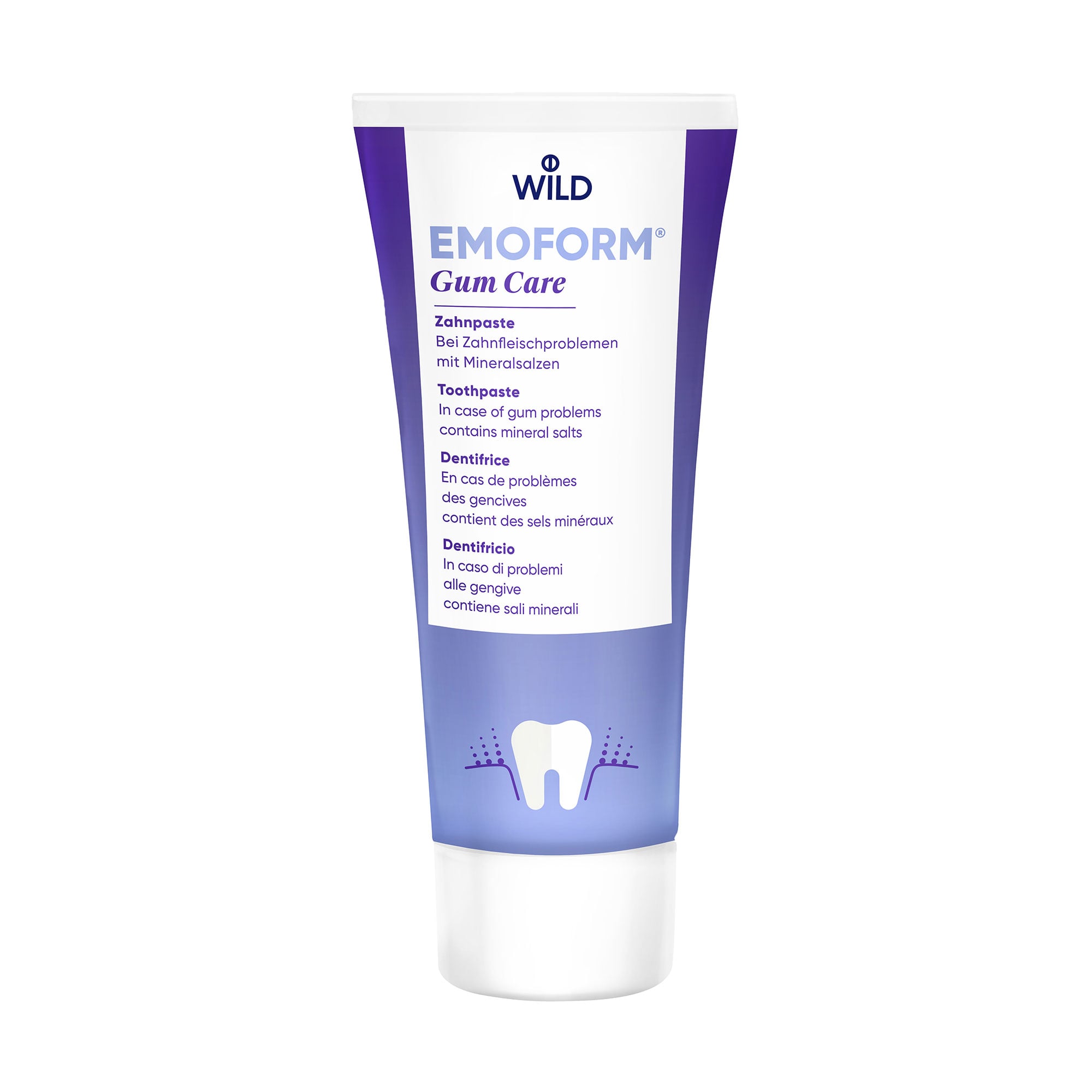 Зубна паста Dr. Wild Emoform Gum Care Догляд за яснами, з мінеральними солями, 75 мл